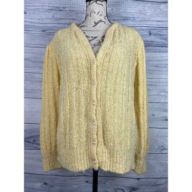 Ashley Blake Pearl Button Down Cardigan Womens M L