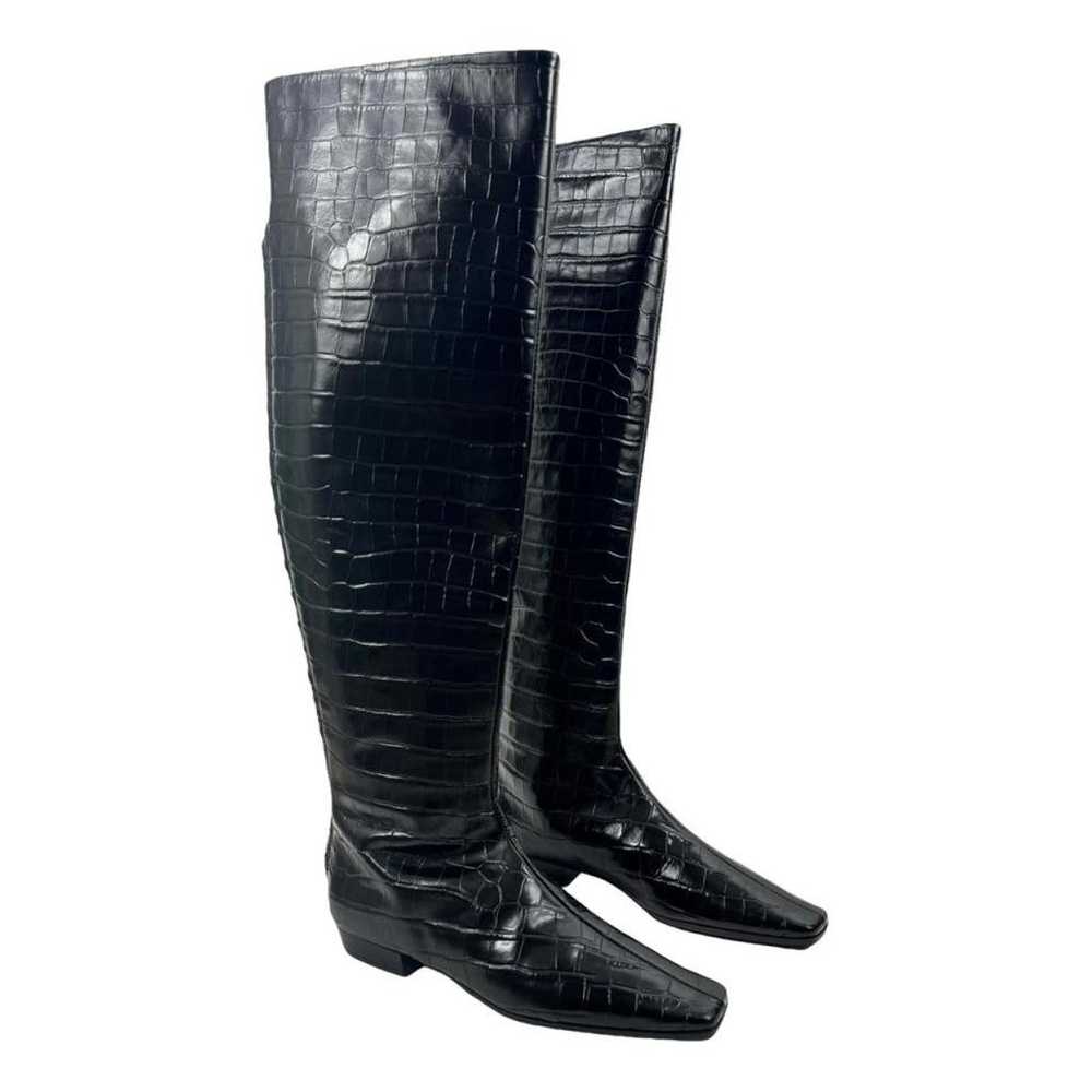 Totême Riding Boot leather riding boots - image 1