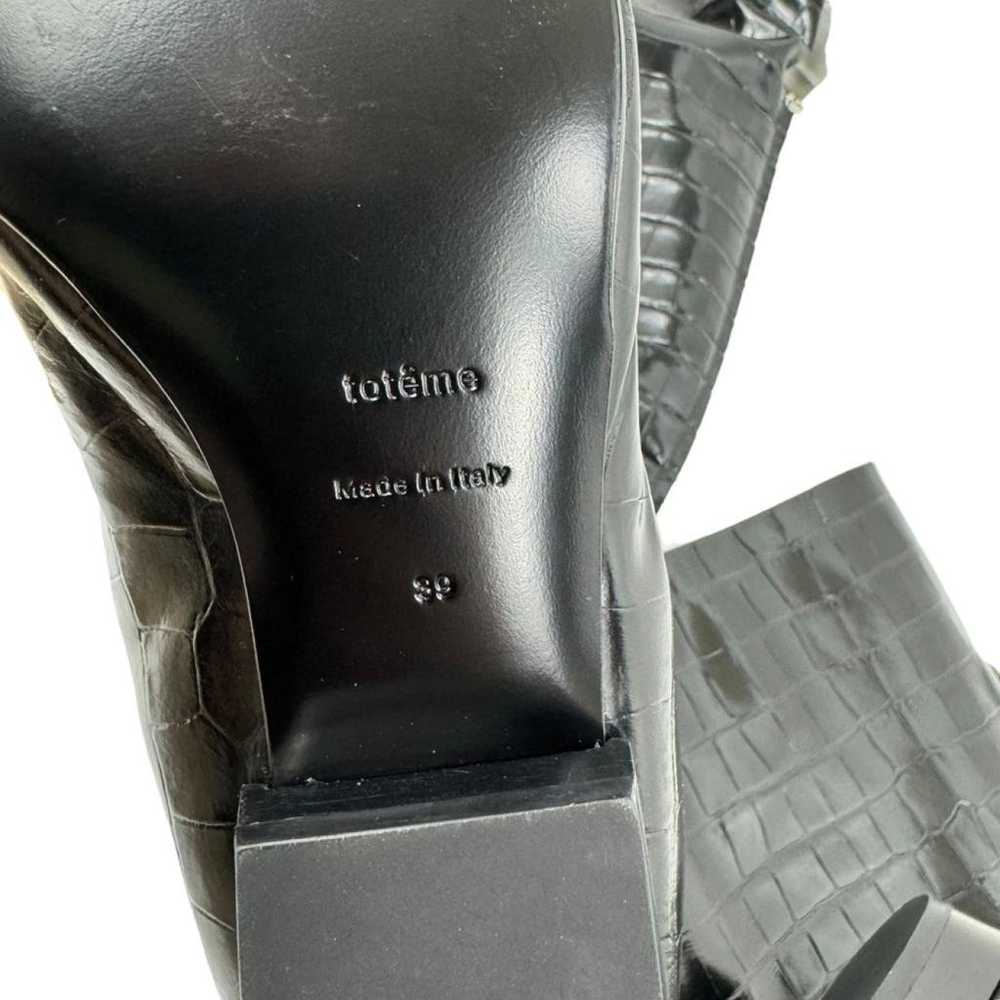 Totême Riding Boot leather riding boots - image 8