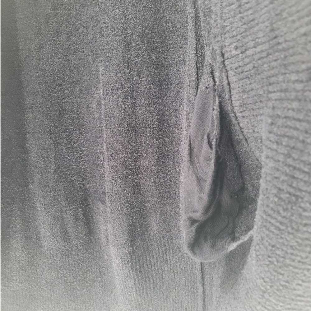 Max & Mia Black Chenille Midi Open Cardigan Sweat… - image 6