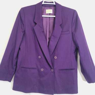 Vintage Pendleton Purple Wool Coat Size 16
