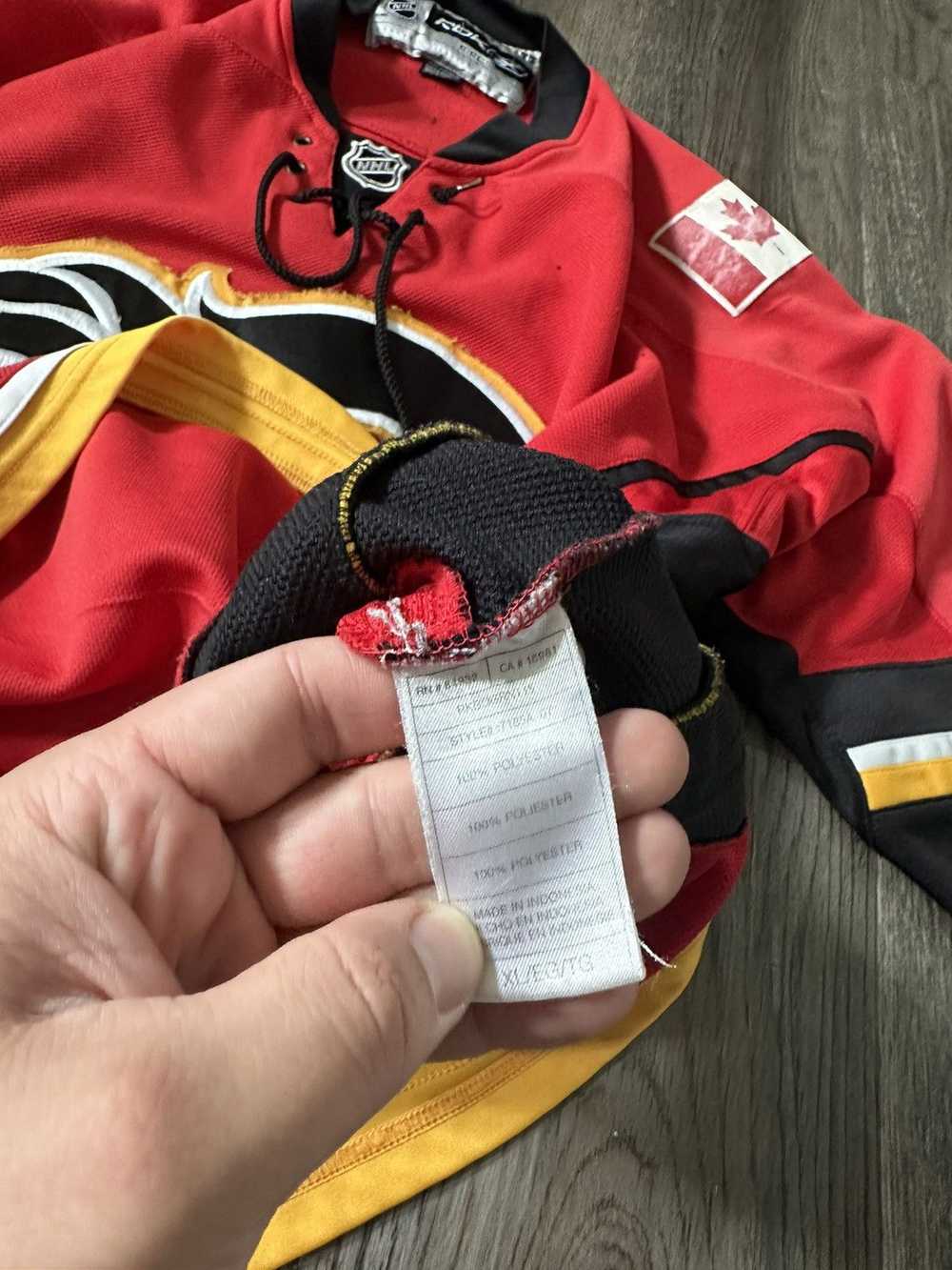 Ccm × Hockey Jersey × NHL NHL Calgary Flames REEB… - image 8
