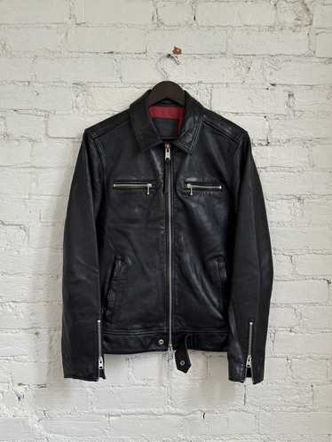 Allsaints × Leather Jacket Allsaints Maya Leather 