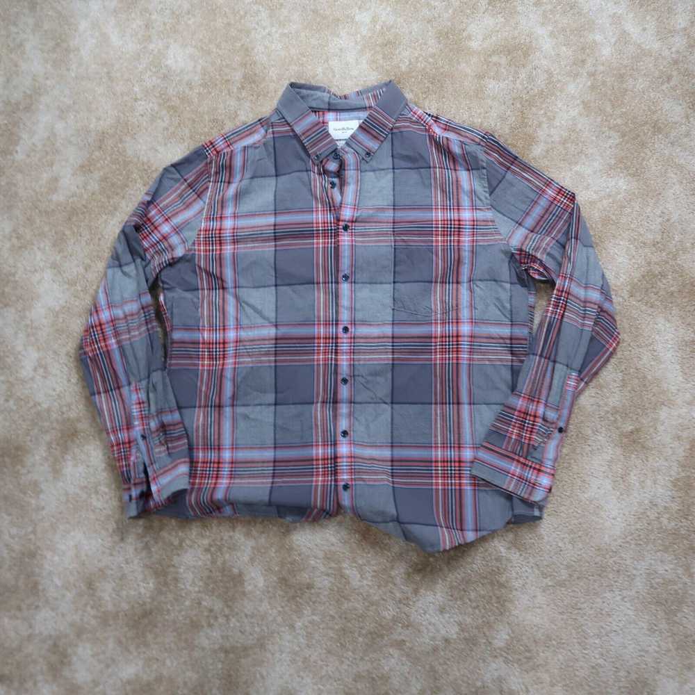 Vintage Goodfellow Northrop Shirt Long Sleeve But… - image 1