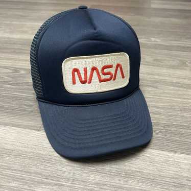 Vintage 60s 70s NASA Space Snapback Trucker Hat US
