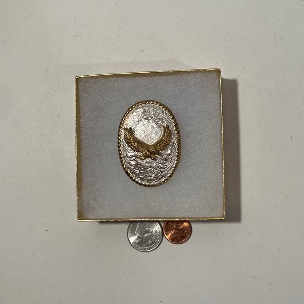 Vintage Metal Money Clip Holder, Crumrine, Eagle,… - image 3