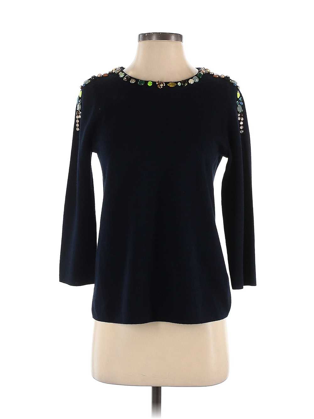 J.Crew Women Blue Pullover Sweater XS - image 1