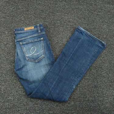 Vintage Seven7 Jeans Womens 28 Blue Flare Cut Reg… - image 1
