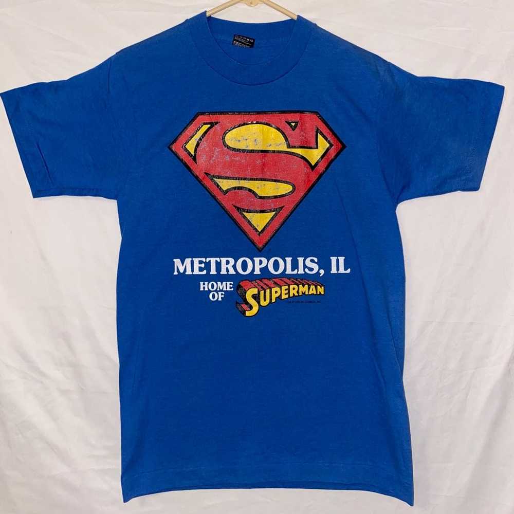 Vintage 1992 Superman Metropolis T-Shirt - image 1