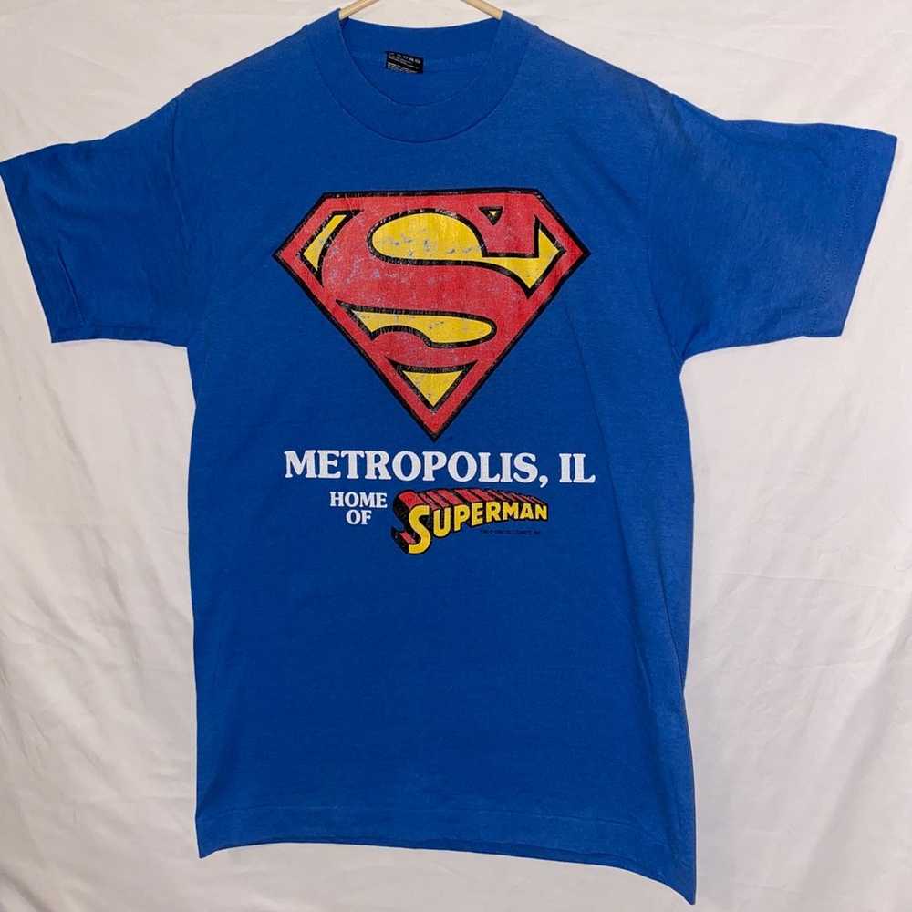 Vintage 1992 Superman Metropolis T-Shirt - image 3