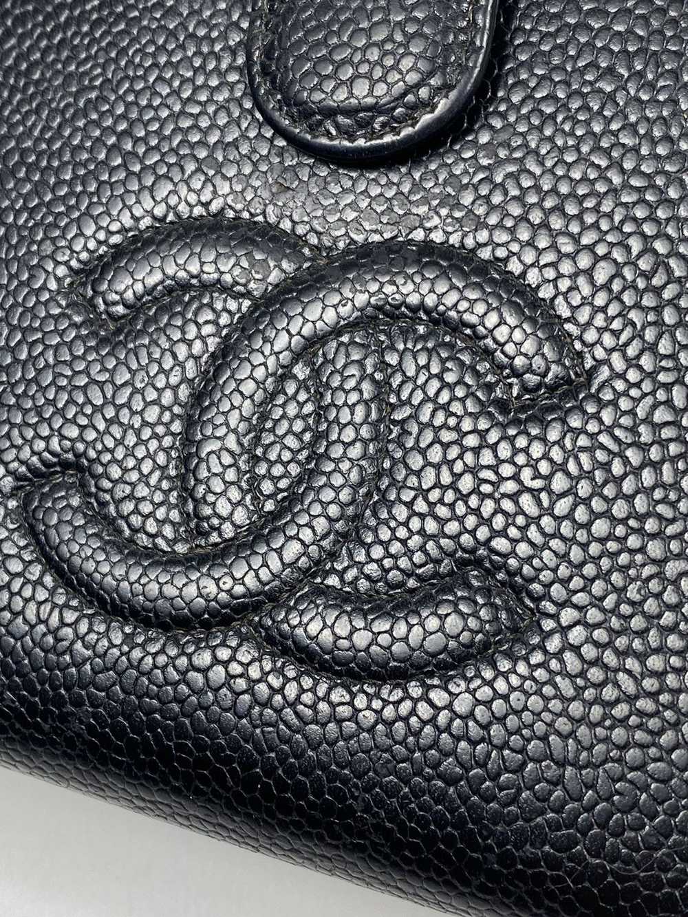 Chanel Chanel CC Caviar leather long wallet - image 2