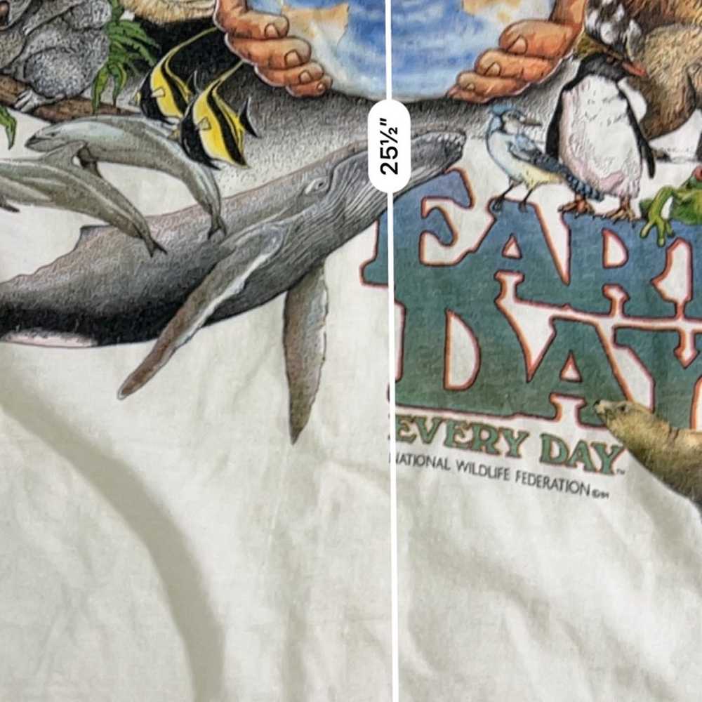Vintage Earth Day Every Day T shirt Men’s Large M… - image 3