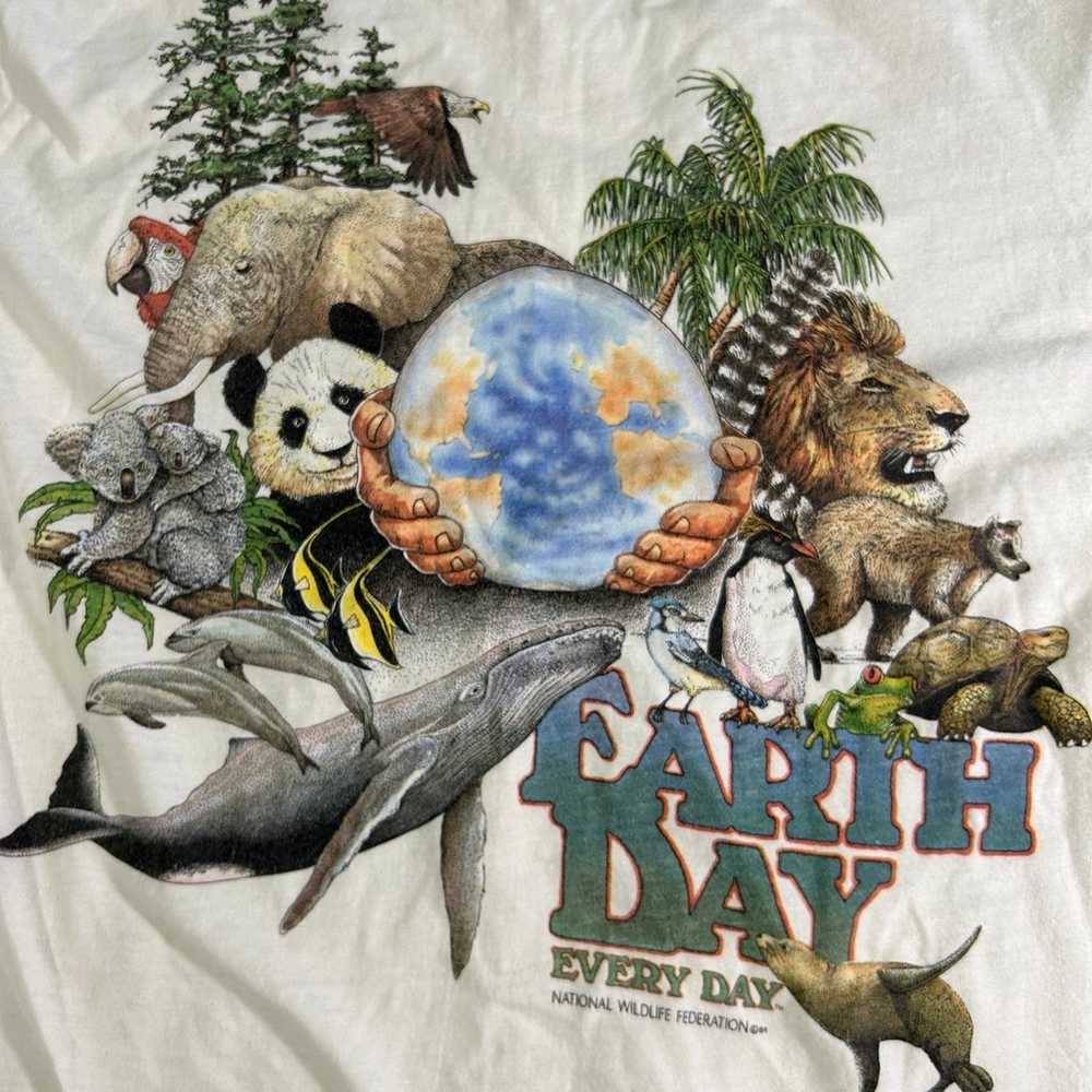Vintage Earth Day Every Day T shirt Men’s Large M… - image 6