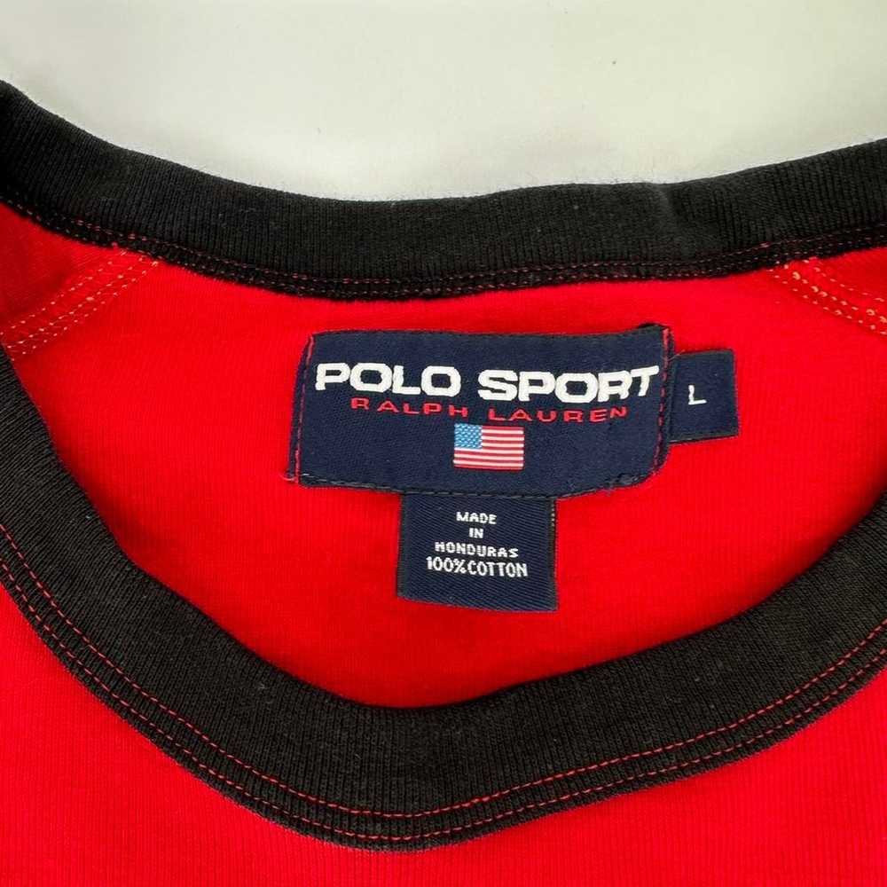 Y2K Polo Ralph Lauren Polo Sport Jersey T Shirt. … - image 3