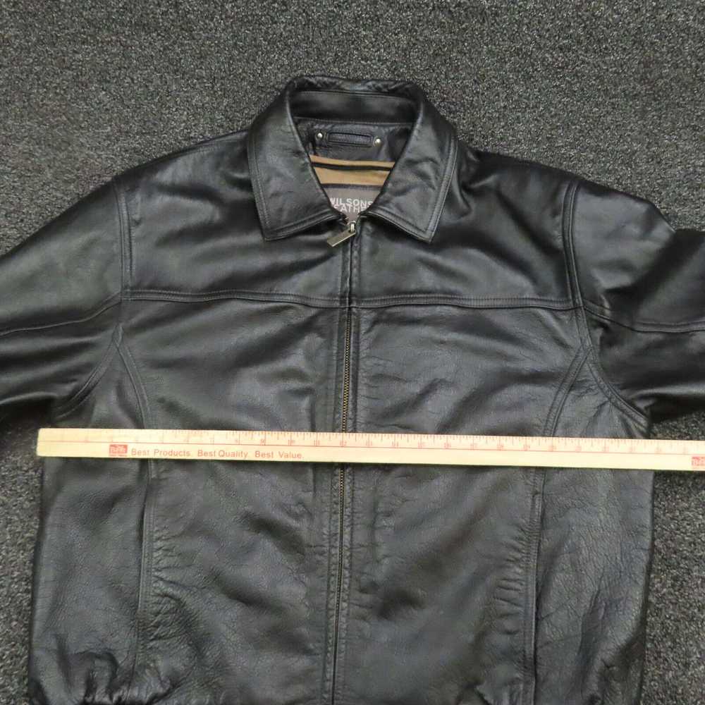 Vintage Wilsons Leather Jacket Adult Large Black … - image 3