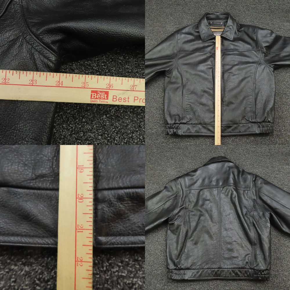 Vintage Wilsons Leather Jacket Adult Large Black … - image 4