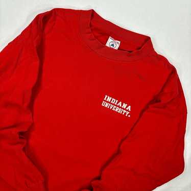 Vintage 90s/y2k Indiana University script logo lo… - image 1