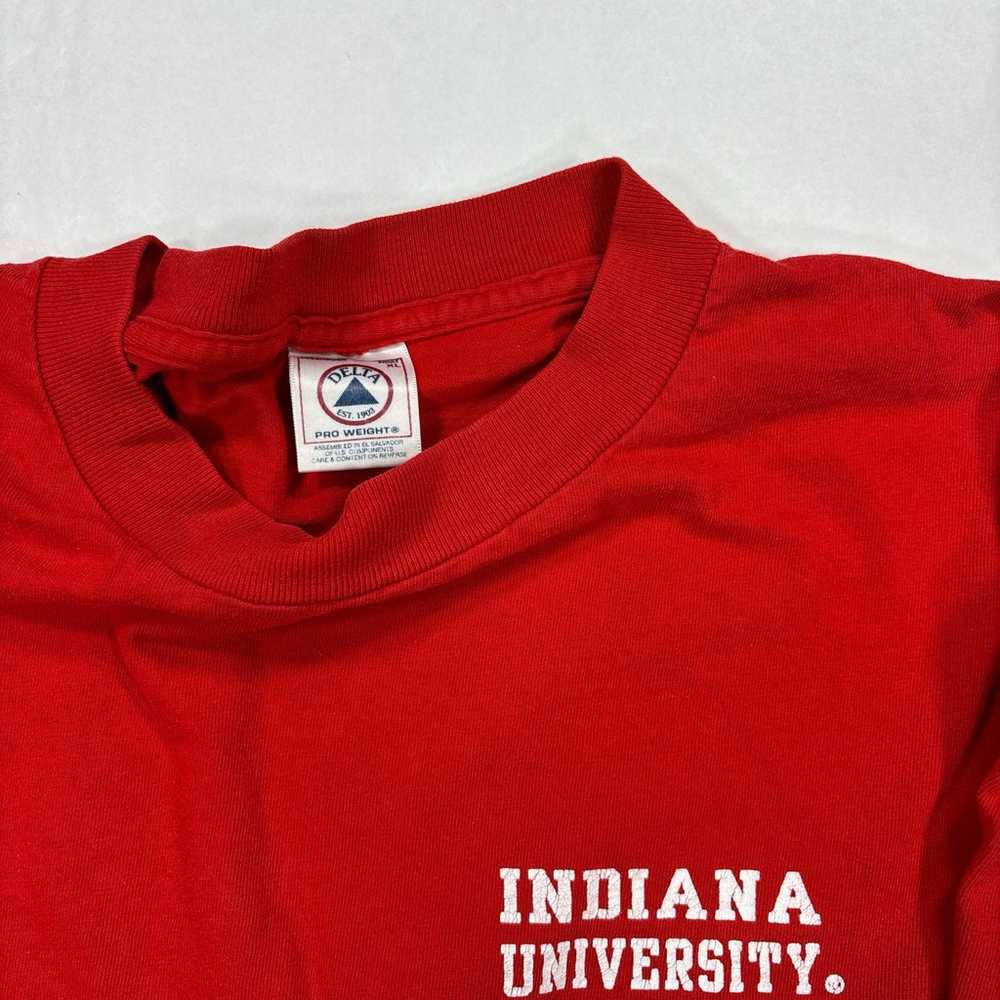 Vintage 90s/y2k Indiana University script logo lo… - image 3