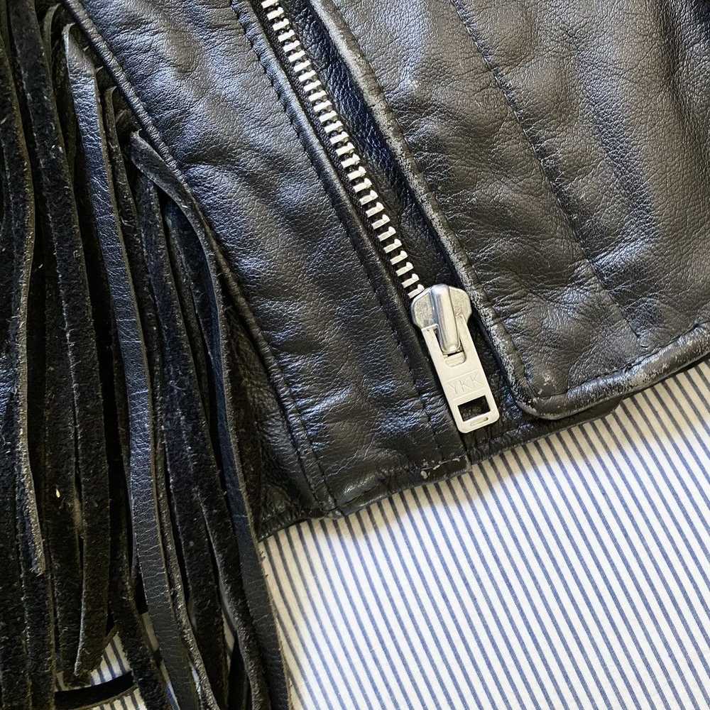 Schott Vintage Schott NYC fringed motorcycle jack… - image 4