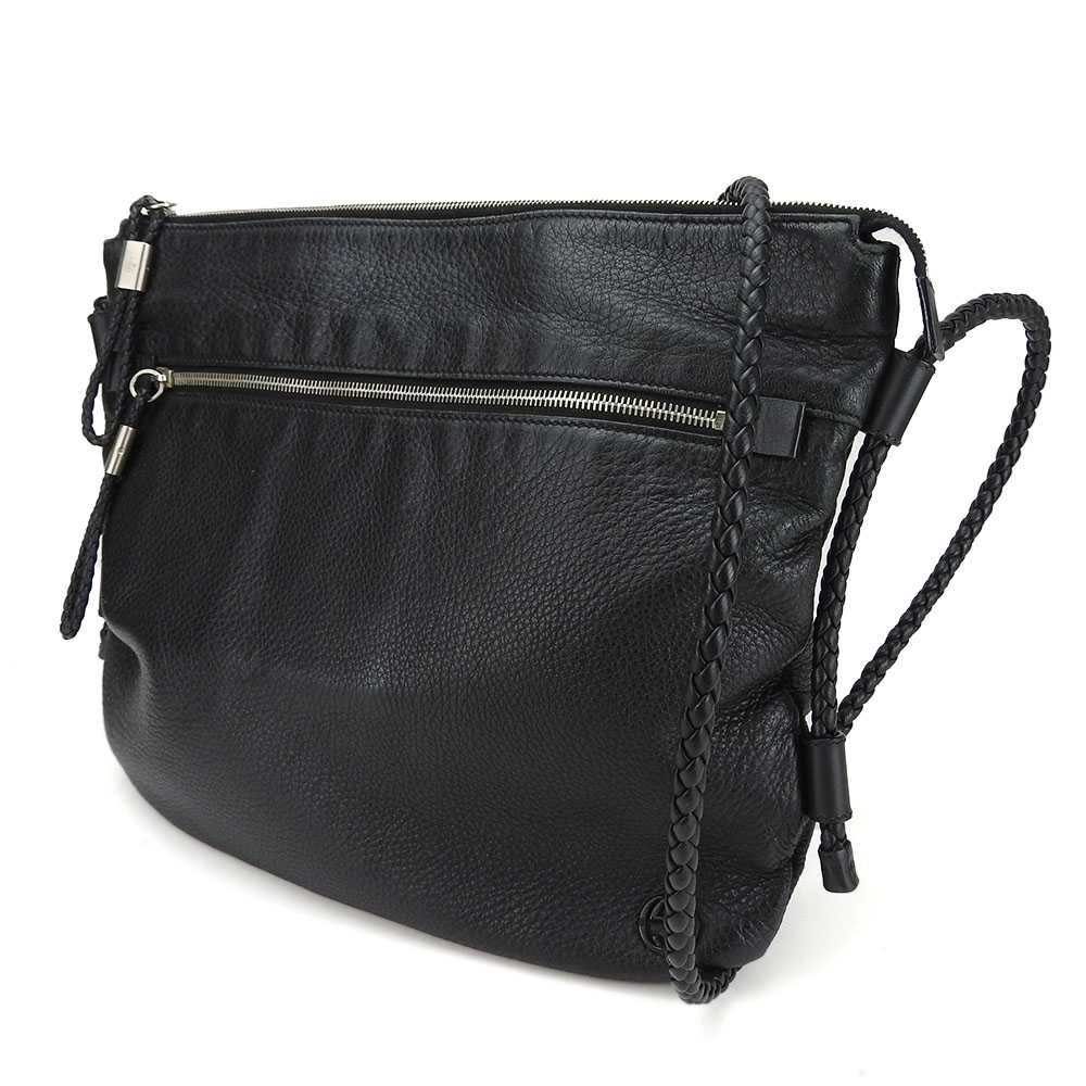 Used Gucci Shoulder Bag 268244 Leather Black Silv… - image 2