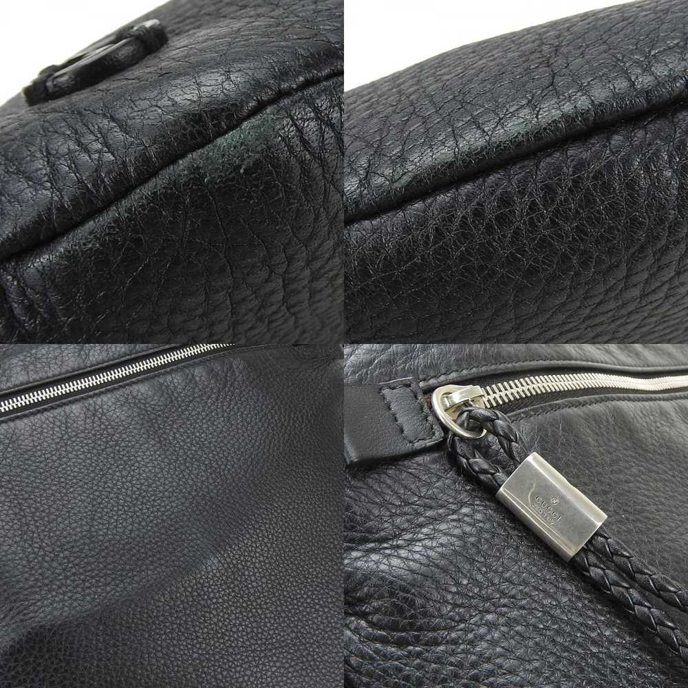 Used Gucci Shoulder Bag 268244 Leather Black Silv… - image 4