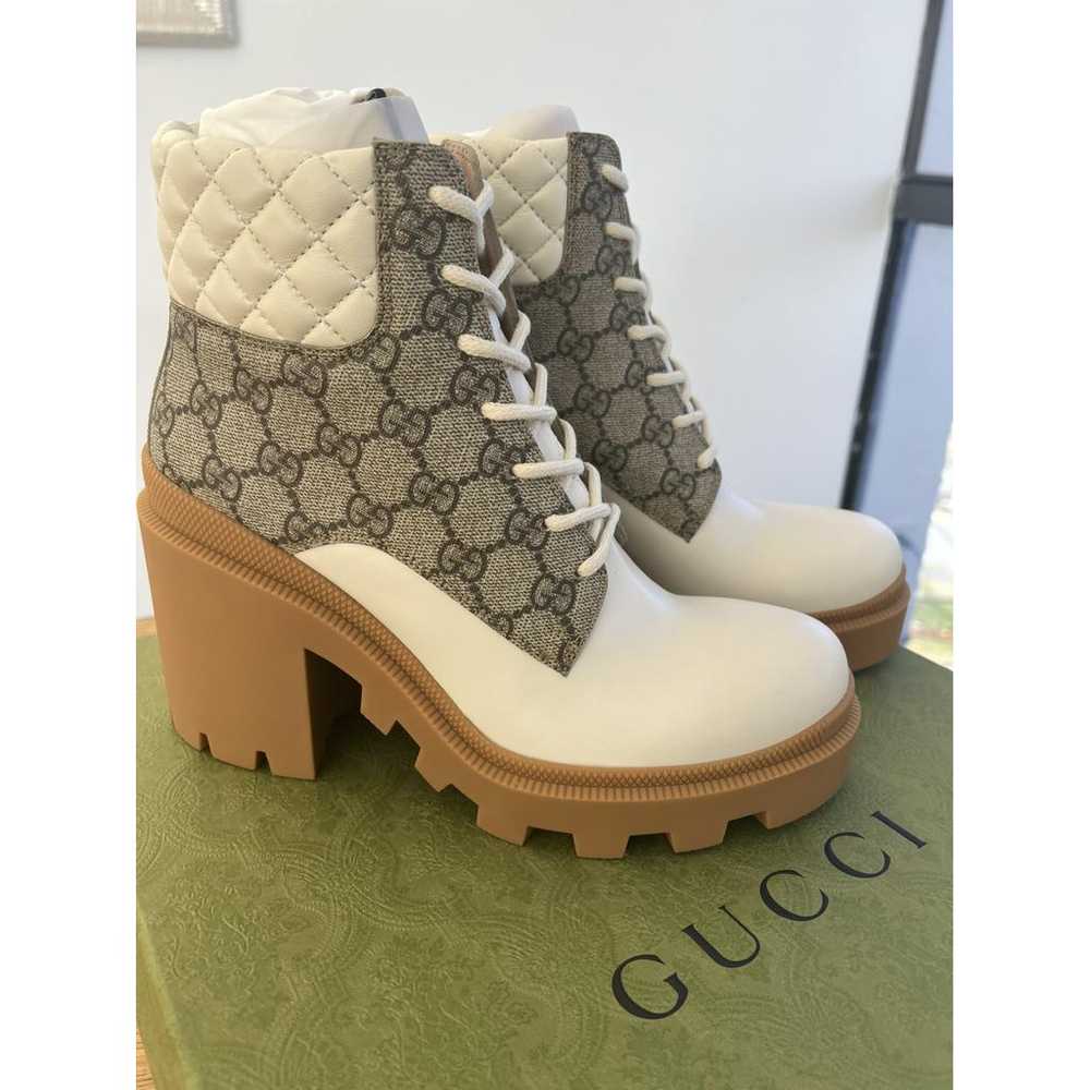 Gucci Leather snow boots - image 3