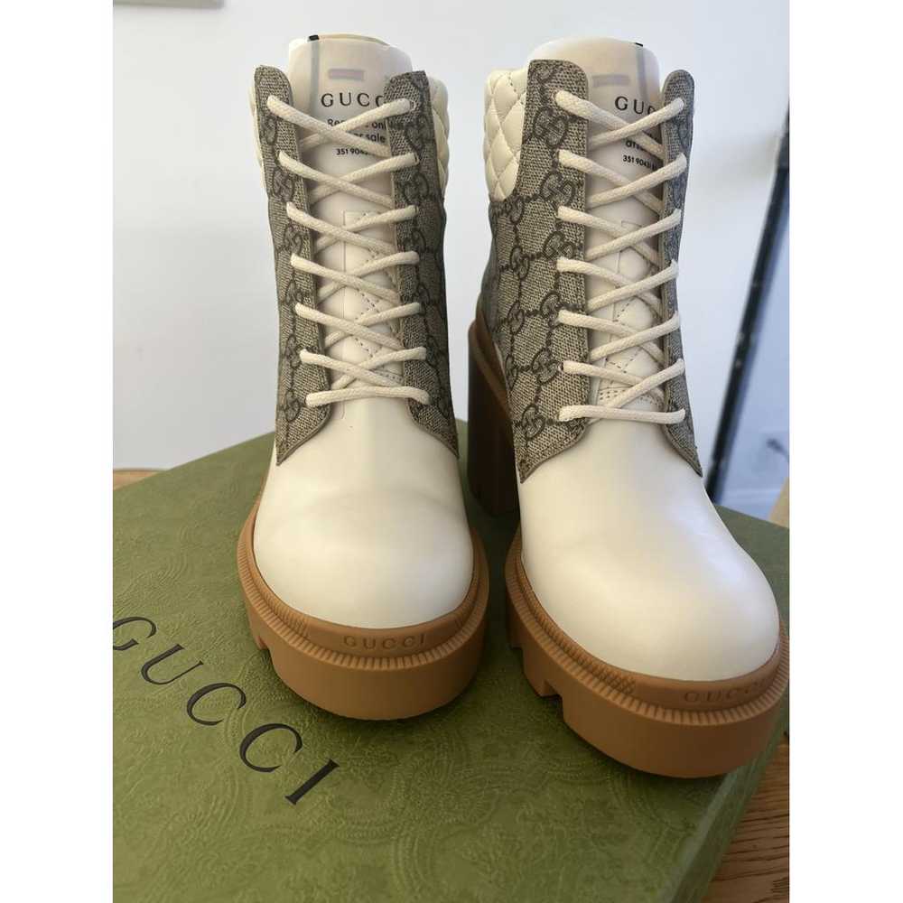 Gucci Leather snow boots - image 4