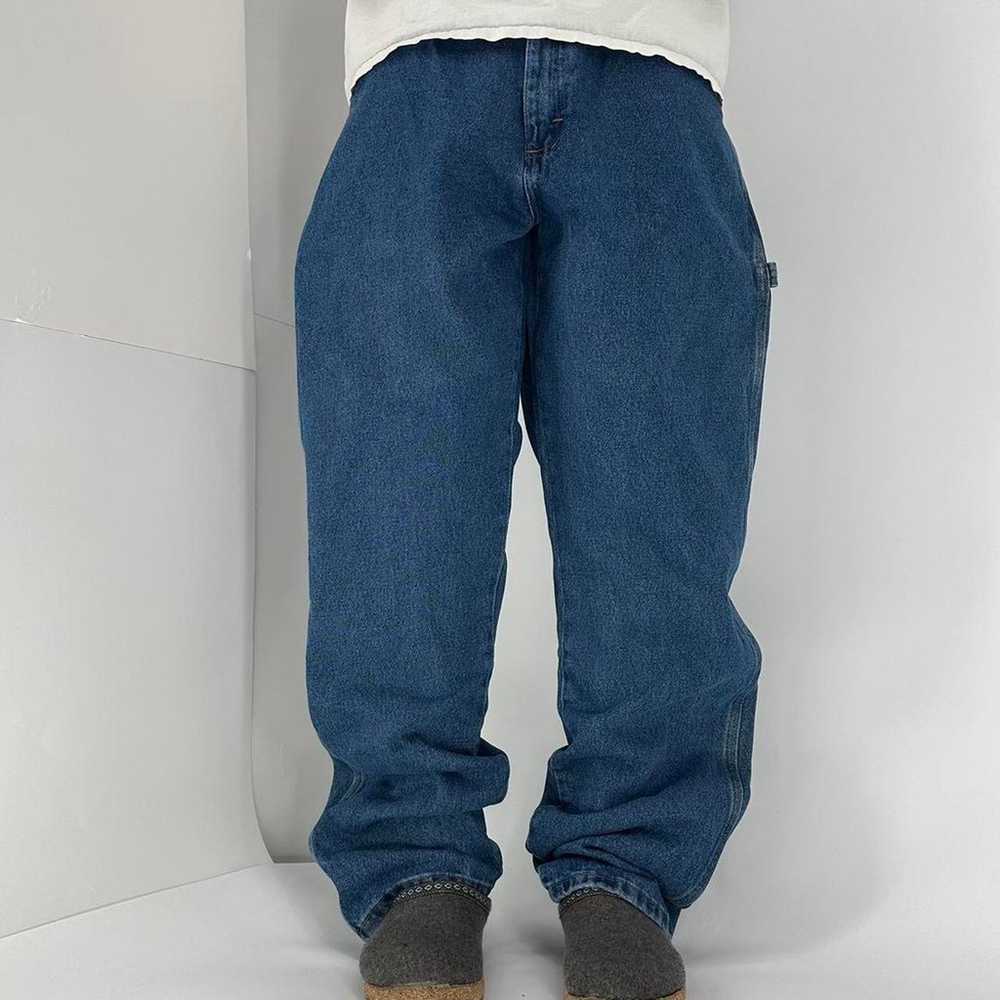 Y2K Vintage Denim Carpenter Jeans Loose fit men’s… - image 3