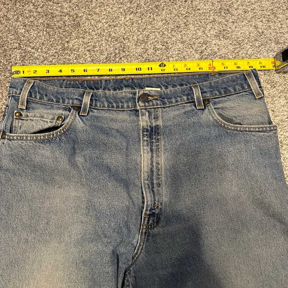 VTG Levis Jeans Mens 40x32 Blue 514 Straight Amer… - image 6