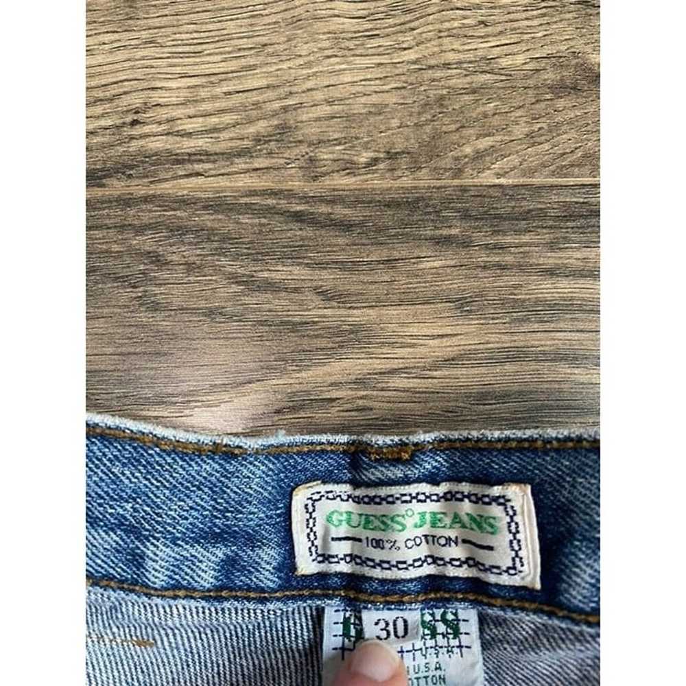 EUC Mens vintage Guess Jeans 2 button green tag 1… - image 5