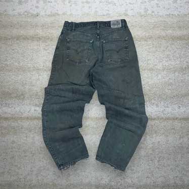 Vintage Levis Silver Tab Jeans Olive Green Wash D… - image 1