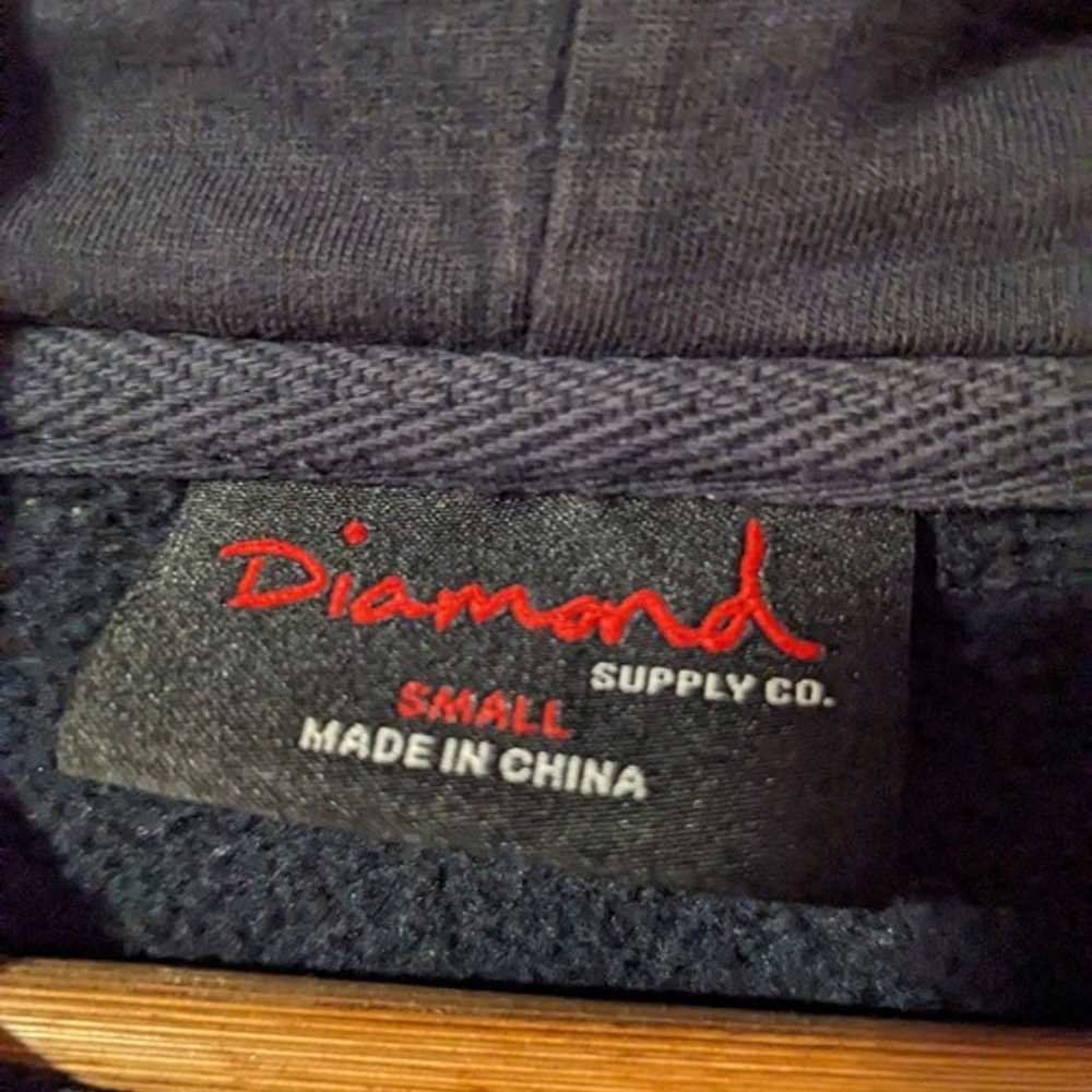 Diamond Supply Co Logo Black Small Hoodie - image 2