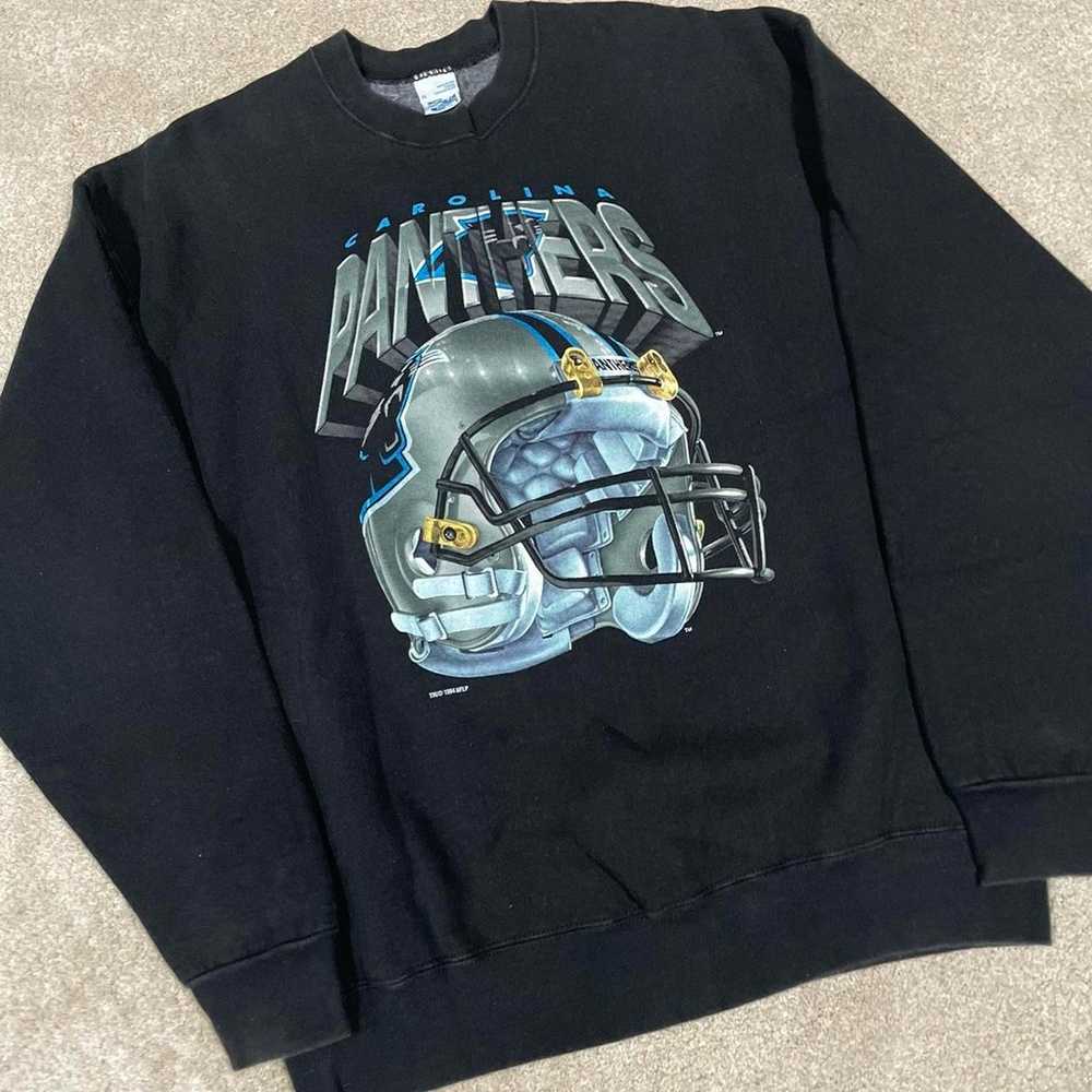 Vintage Carolina Panthers sweatshirt - image 3