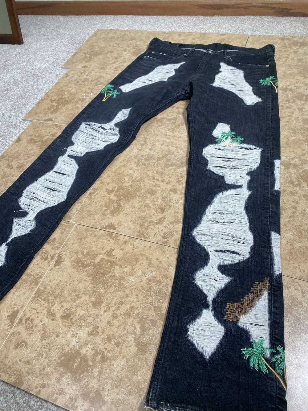 Vlone Vlone Palm Tree Runway Denim - image 2