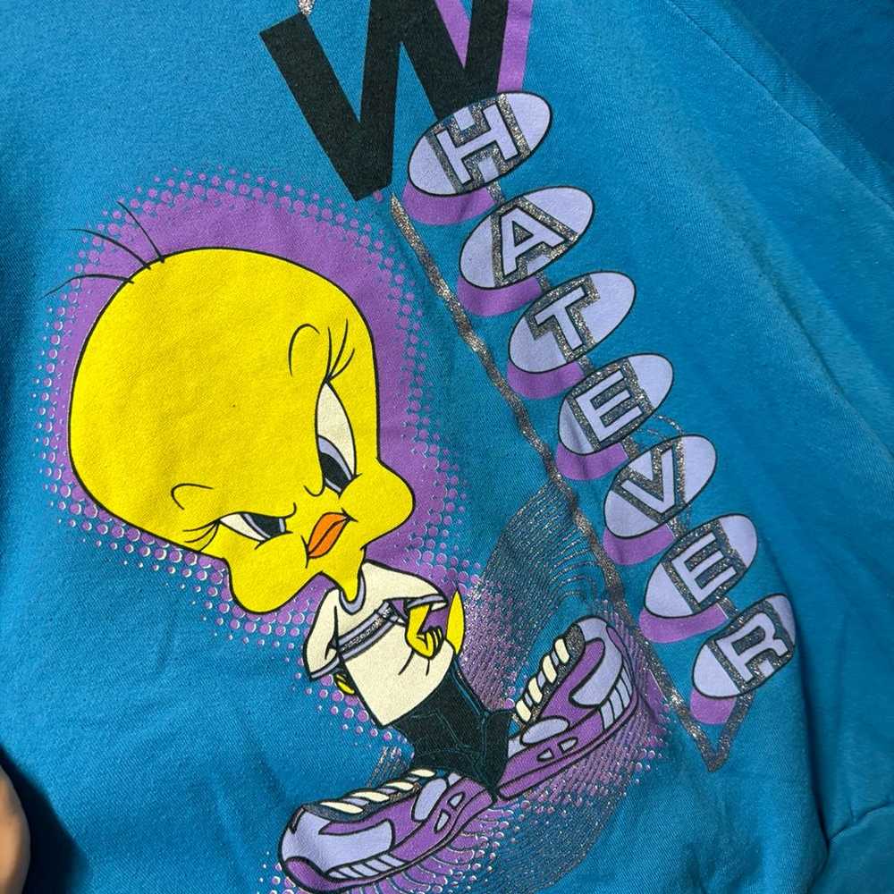 Vintage 1990s Looney Tunes Tweety Bird Sweatshirt - image 2