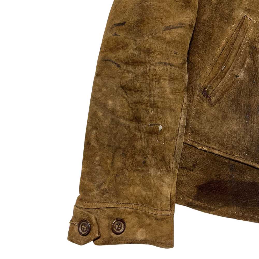 1940s Gordon Leathers Calfskin Leather Jacket - T… - image 2