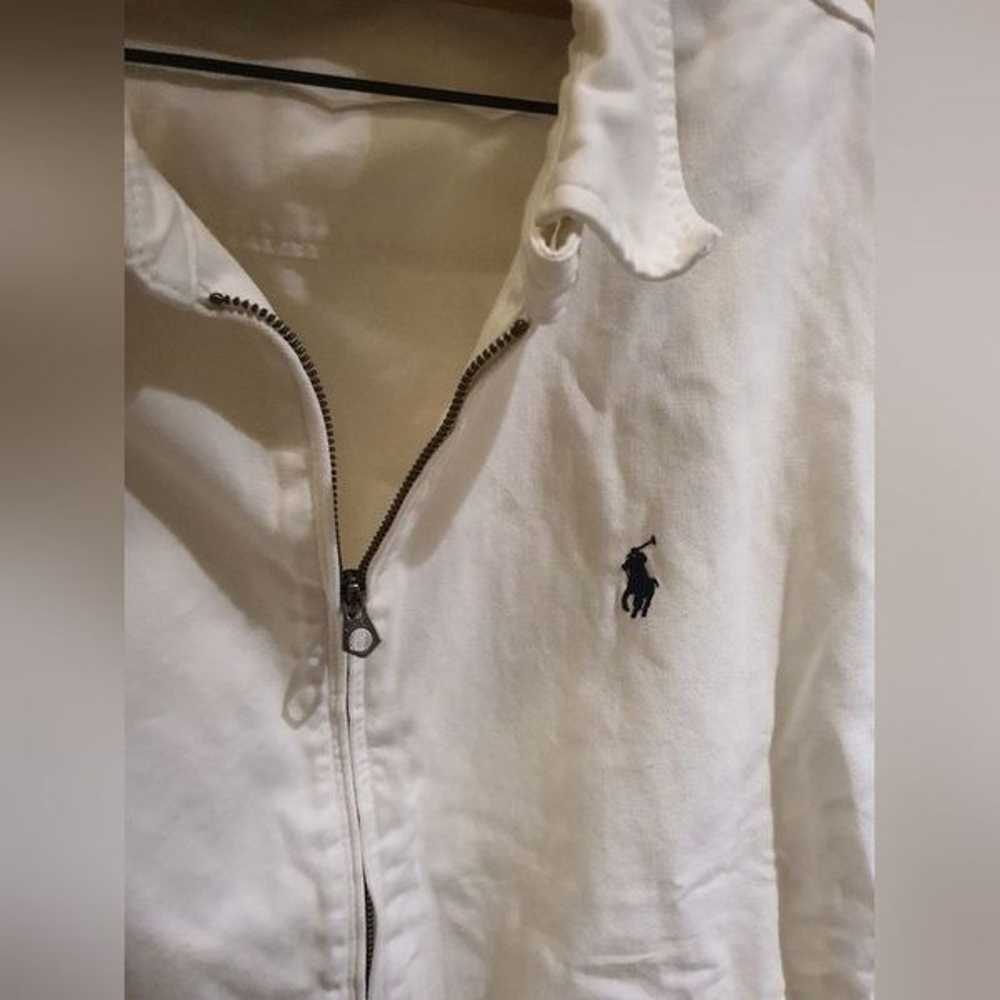 Polo Ralph Lauren Vintage Jacket Zip Up Medium Go… - image 3