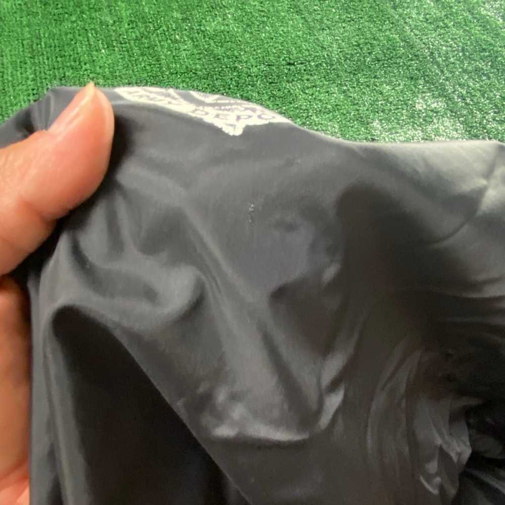 Vntg Auburn Sportswear Black Bomber Jacket Corpus… - image 4