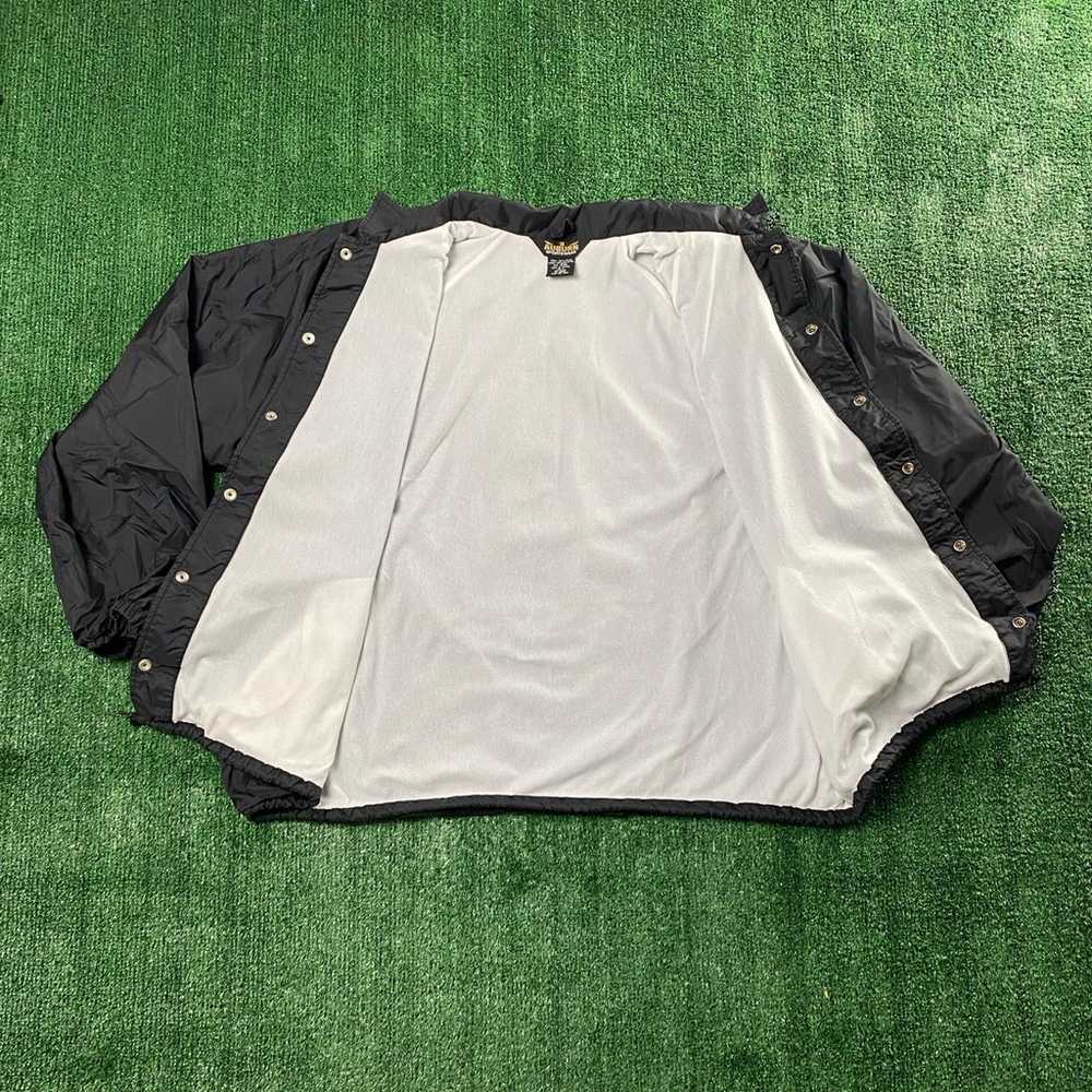 Vntg Auburn Sportswear Black Bomber Jacket Corpus… - image 5