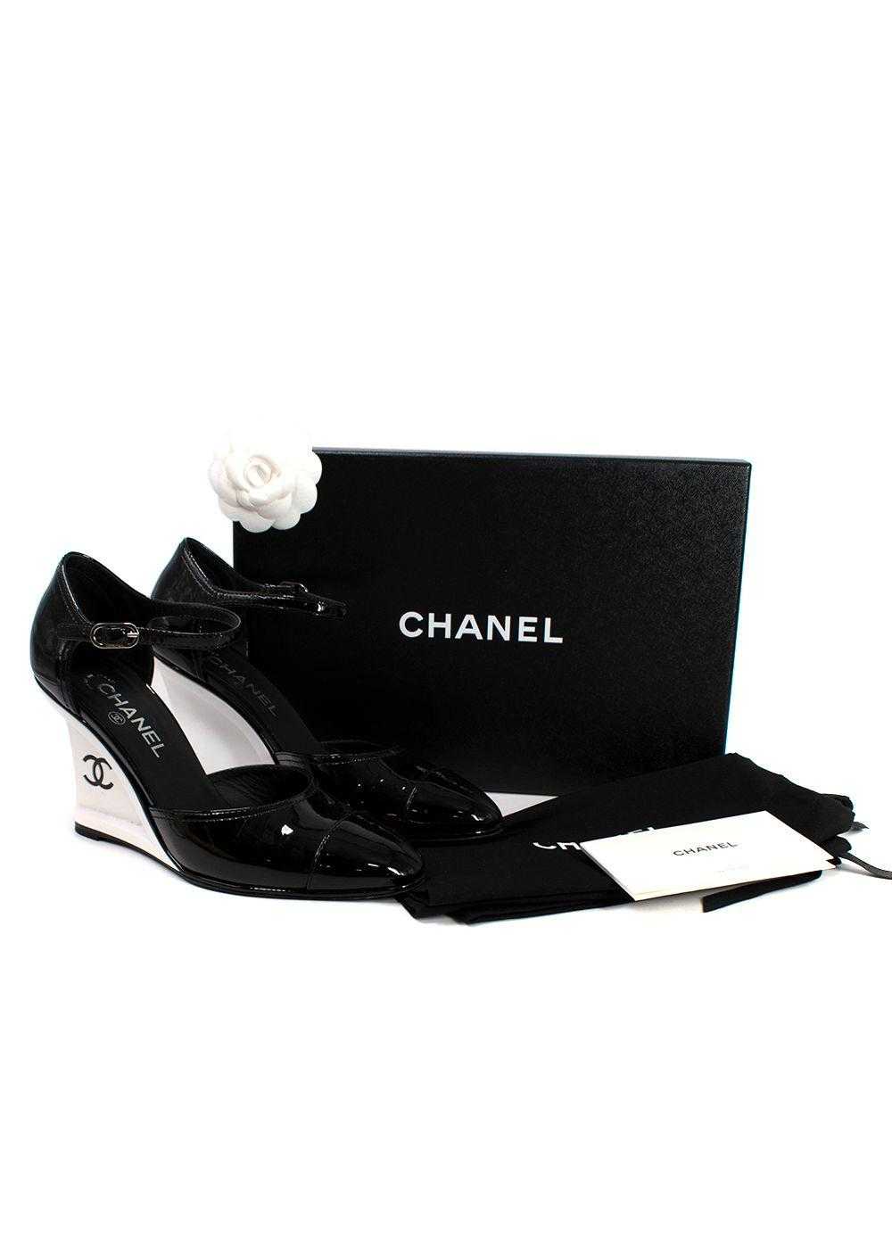 Managed by hewi Chanel Black Patent Leather CC We… - image 2