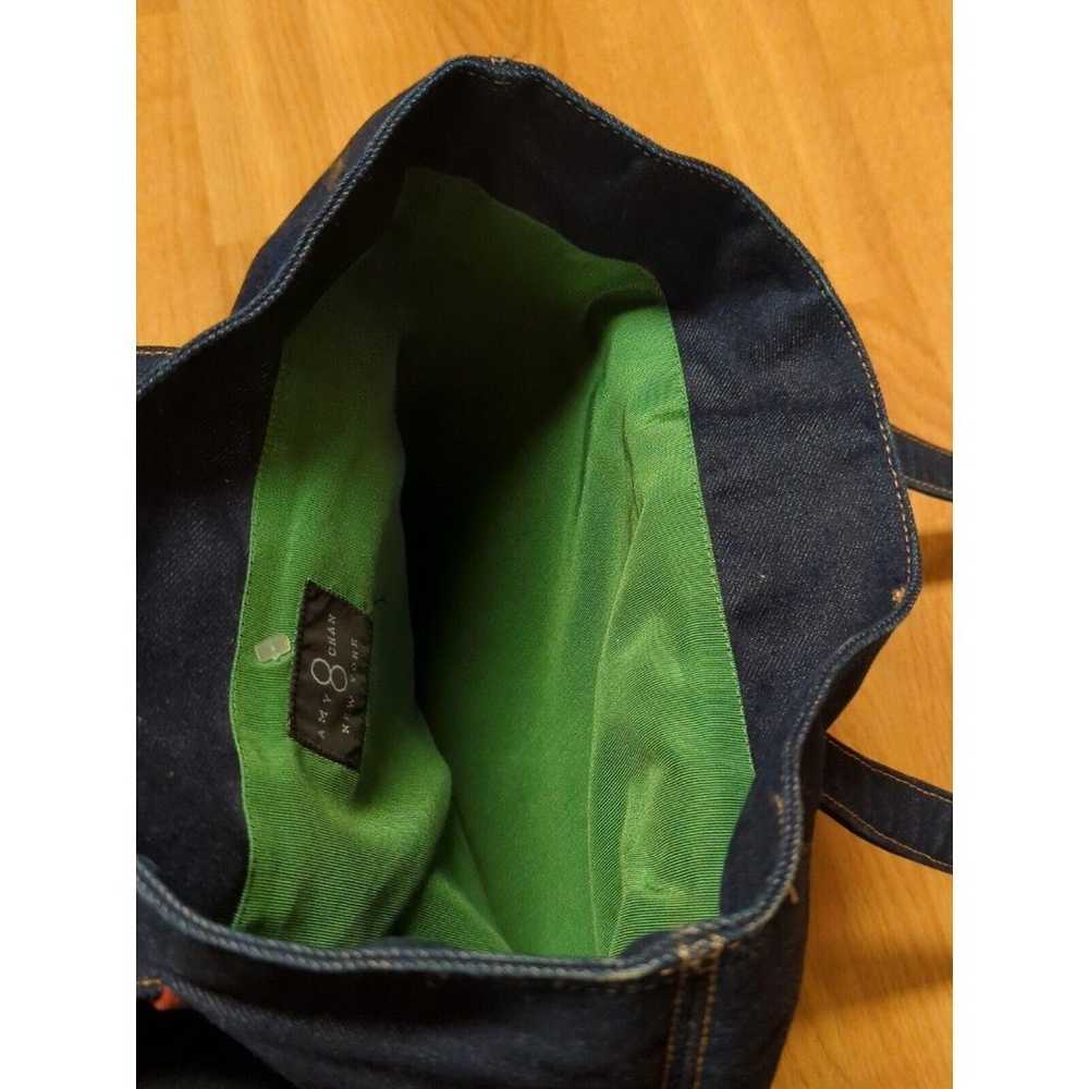 Amy 8 Chan New York Purse Handbag Shoulder Denim … - image 6