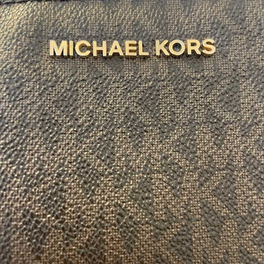 Michael Michael Kors Crossbody Pouchette MK Logo - image 4