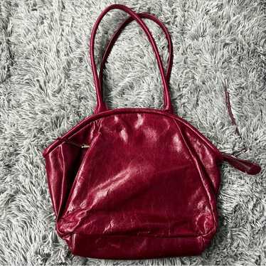 Hobo 100% Genuine Leather Red Shoulder Bag