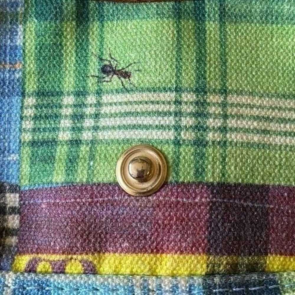Dooney & Bourke Madras Plaid Picnic Ants Wristlet… - image 7