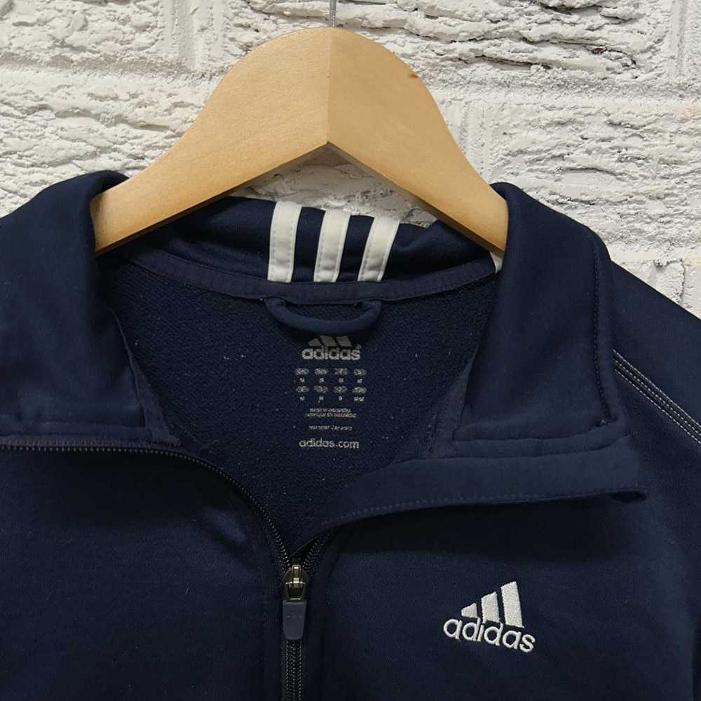 Adidas Adidas Athletic Zip Blue Jacket Sweater Wi… - image 4