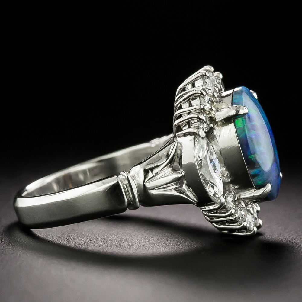 Contemporary Opal and Diamond Ring - image 2