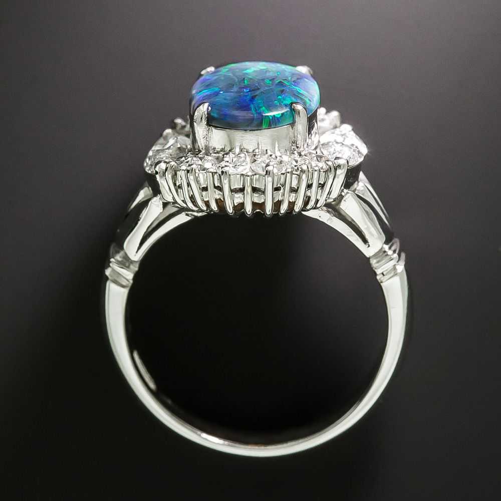 Contemporary Opal and Diamond Ring - image 3