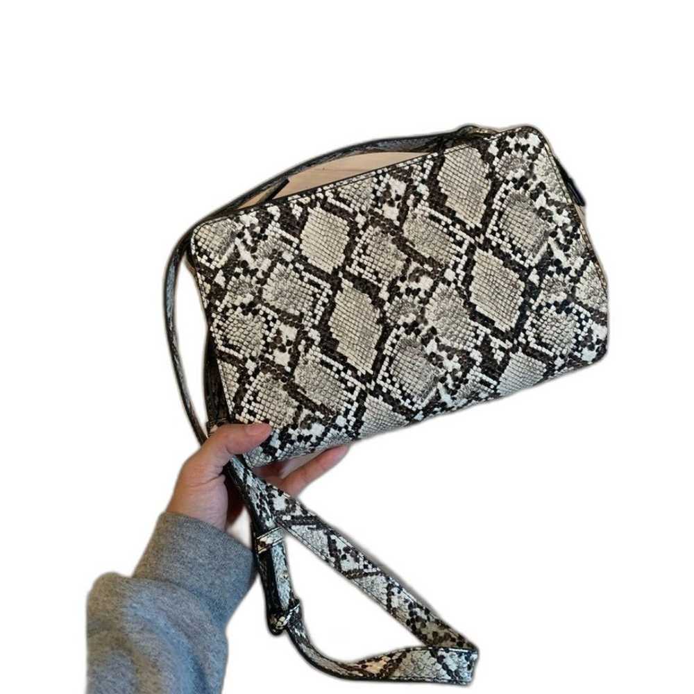 New Snake Skin Cross Body Tote - image 1