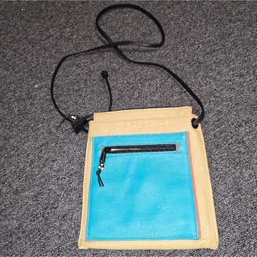 KC Leather Designs Color Block Crossbody Bag - image 1