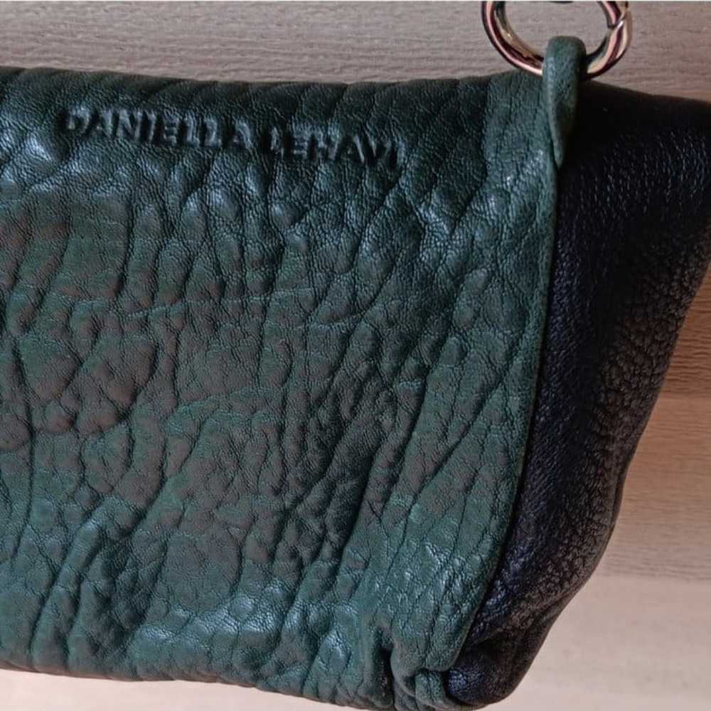 Daniella Lehavi Roll Up Leather Crossbody Bag Gre… - image 3